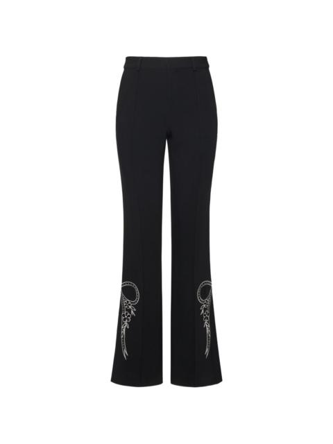 Cinq à Sept Cascading ribbon trousers