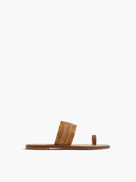 AMANU The Shela Sandal in Ochre