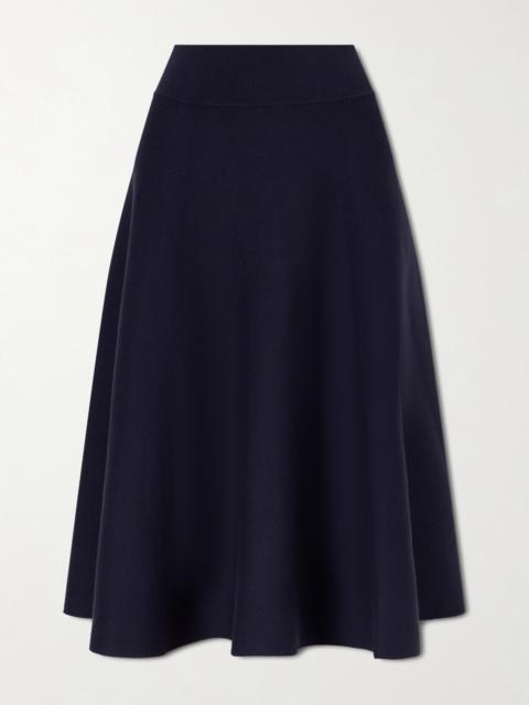 The Frankie Shop July Woven Midi Skirt
