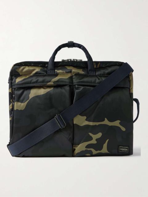 PORTER Counter Shade 3Way Camouflage-Print Nylon Briefcase