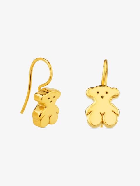 TOUS 18K solid gold Sweet Dolls Earrings with Bear motif. Hook back.