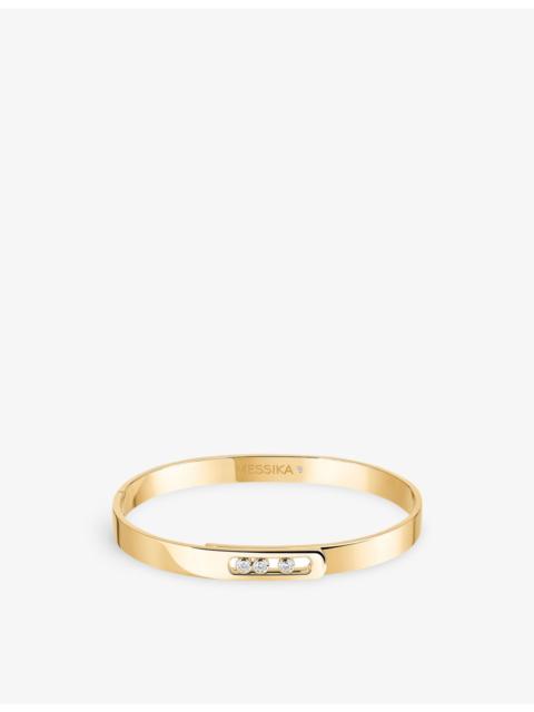 MESSIKA Move Noa 18ct Gold And 0.15ct Diamond Bangle Bracelet