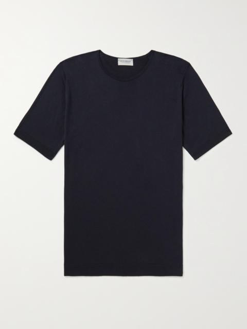 JOHN SMEDLEY Belden Slim-Fit Sea Island Cotton T-Shirt