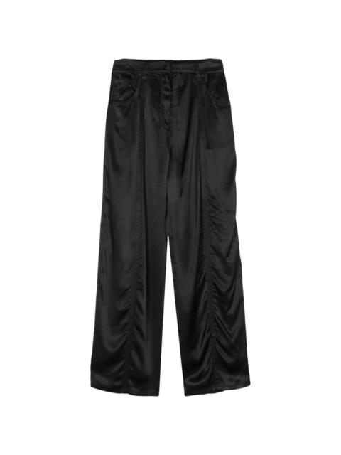Hose mid-rise tapered trousers