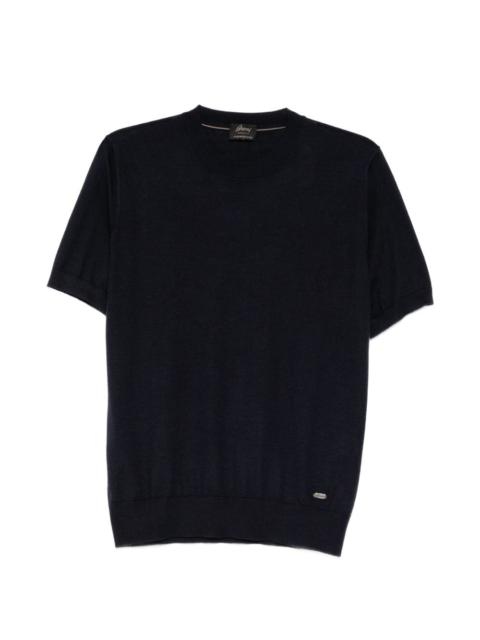Brioni short-sleeve knitted T-shirt