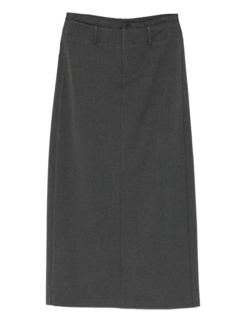 ELEH high-waisted straight skirt