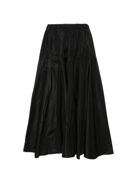 PATOU faille full maxi skirt