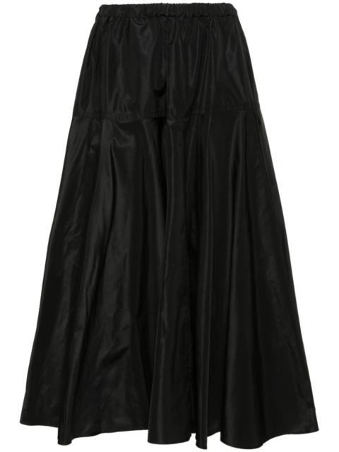 PATOU faille maxi skirt