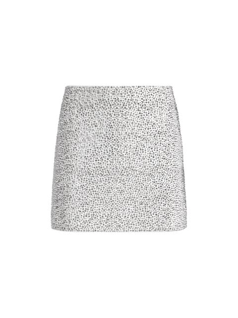 Alice + Olivia RILEY EMBELLISHED CLEAN WAIST A-LINE SKIRT