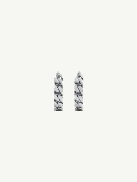 MM6 Maison Margiela Burnished chain earrings