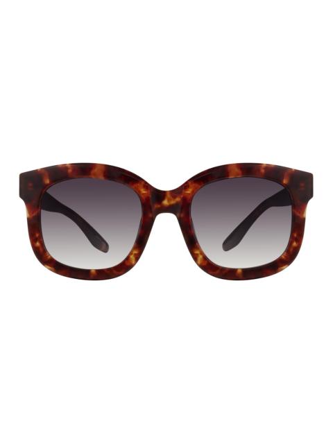 BARTON PERREIRA Women's Quannah 52MM Square Sunglasses - Gradient Grey Chesnut Havana