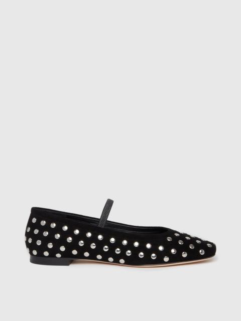 PAIGE Joya Studded Flat