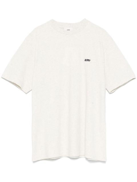 logo-embroidered T-shirt