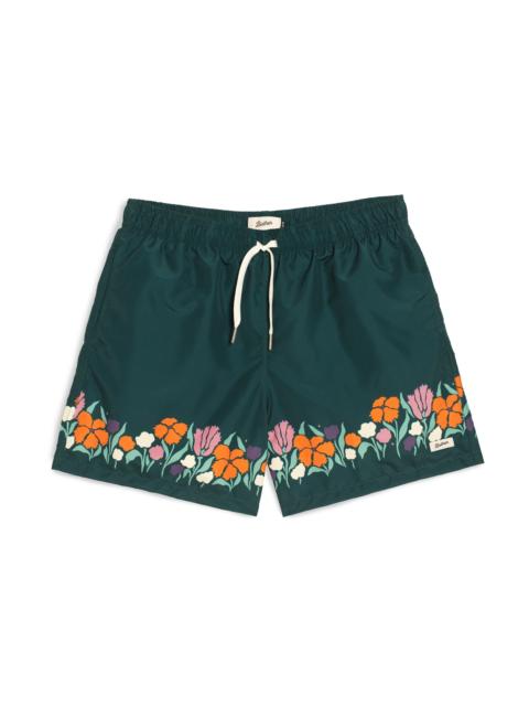 Bather Evergreen Lawn Swim Trunk
