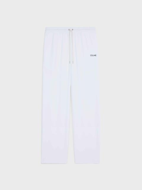 CELINE STRAIGHT CELINE JOGGING PANTS IN DOUBLE FACE JERSEY