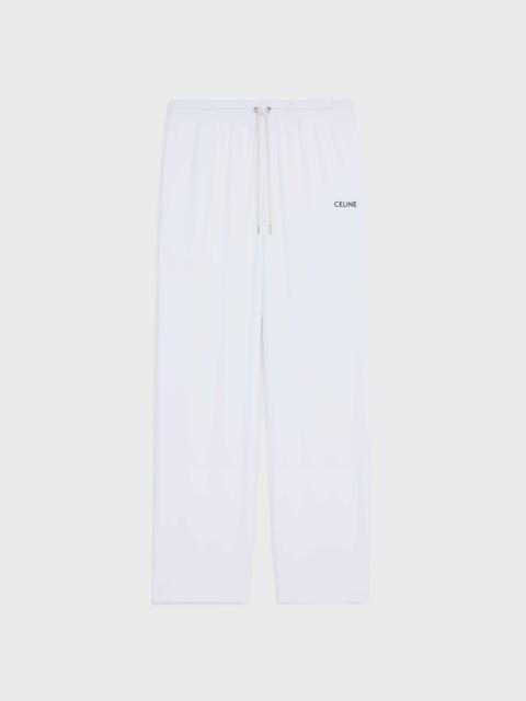 CELINE STRAIGHT CELINE JOGGING PANTS IN DOUBLE FACE JERSEY