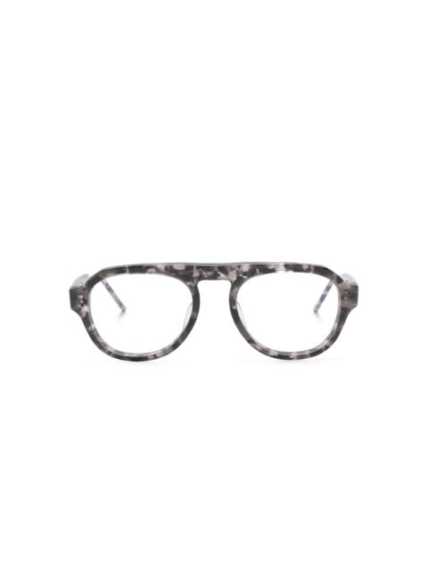 Thom Browne navigator-frame glasses