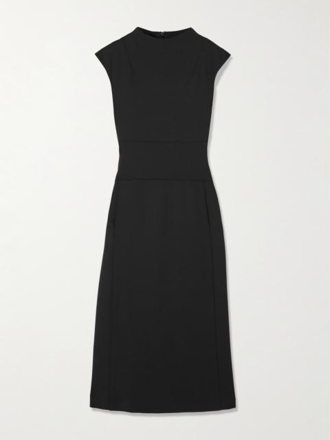 Max Mara Fatto Paneled Stretch-jersey Midi Dress
