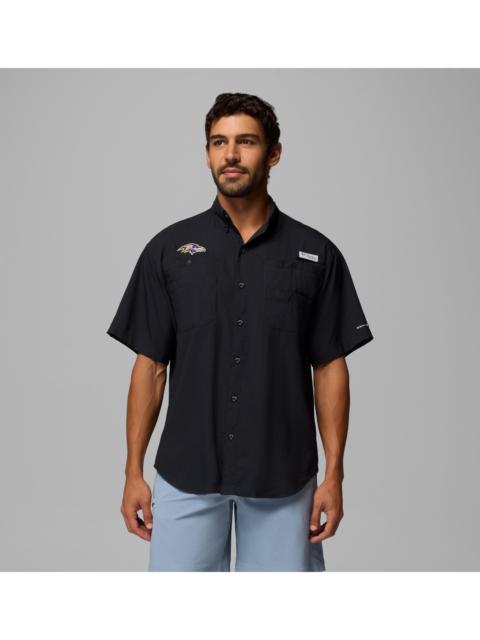 Columbia Men's PFG Tamiami Short Sleeve Shirt - Baltimore Ravens