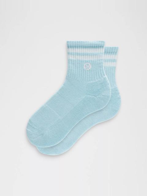 lululemon Unisex Daily Essential Quarter Socks *Stripe