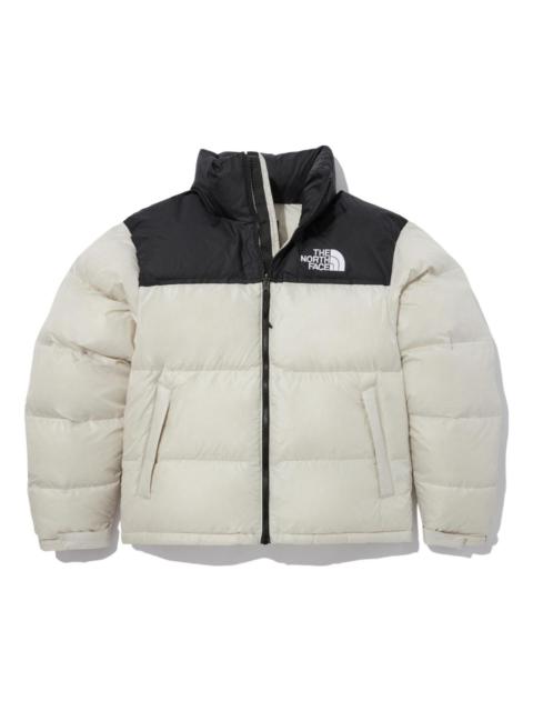The North Face THE NORTH FACE FW22 Logo Nuptse Puffer Jacket 'Beige' NJ1DN60B