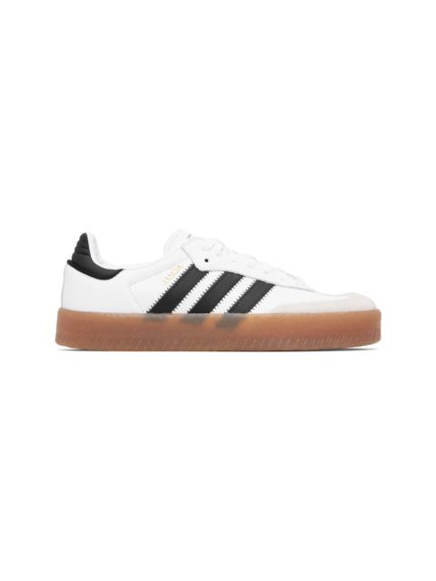 adidas Originals White Sambae Sneakers