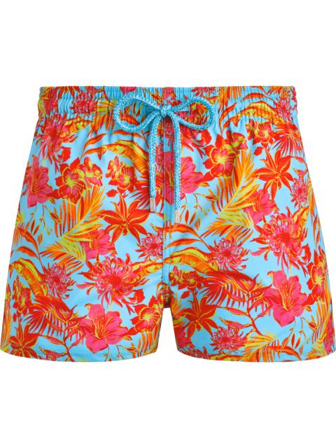 Vilebrequin Men Short Swim Trunks Tahiti Flowers