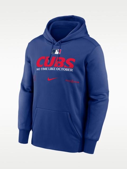 Nike Chicago Cubs 2026 Postseason Authentic Collection Men's Nike Therma-FIT MLB Pullover Hoodie