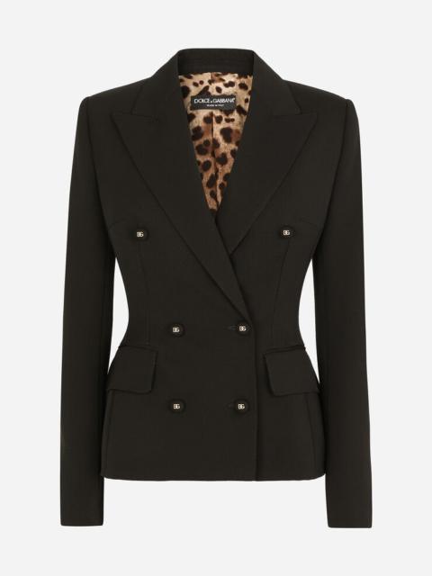 Dolce & Gabbana Dolce-fit woolen jacket with branded buttons