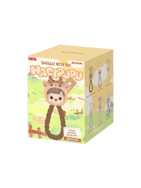 POP MART Pop Mart HACIPUPU Snuggle With You Series Phone Lanyard Blind Box Single Blind Box