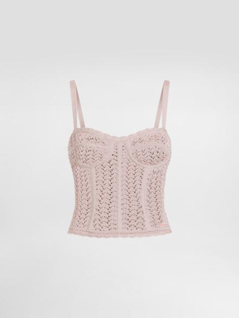 Dolce & Gabbana Crochet bustier