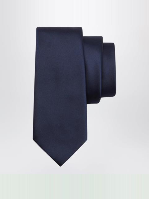 FERRAGAMO Midnight Blue Silk Tie