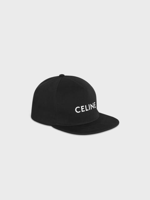 CELINE CELINE SNAPBACK CAP IN COTTON