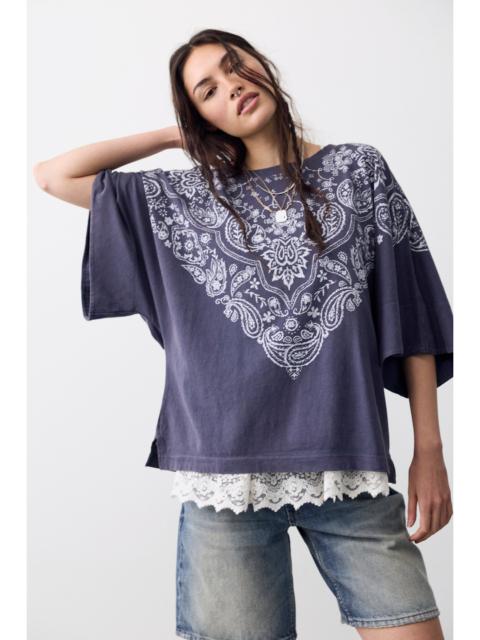 FREE PEOPLE We The Free Heirloom Printed Tee