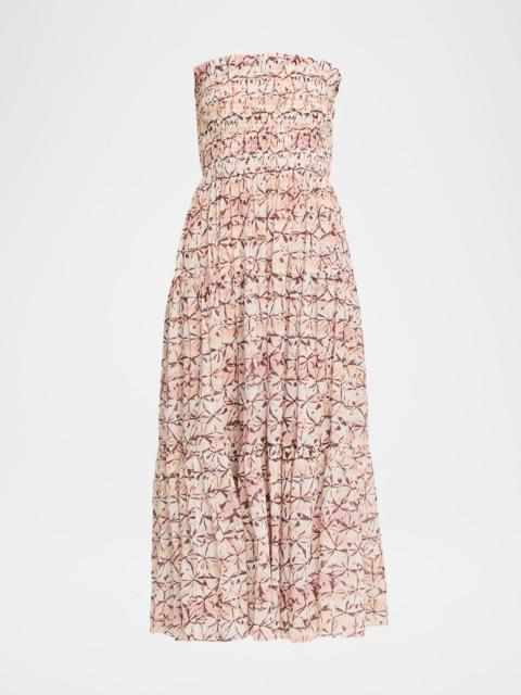 ULLA JOHNSON Luca Coverup Midi Dress