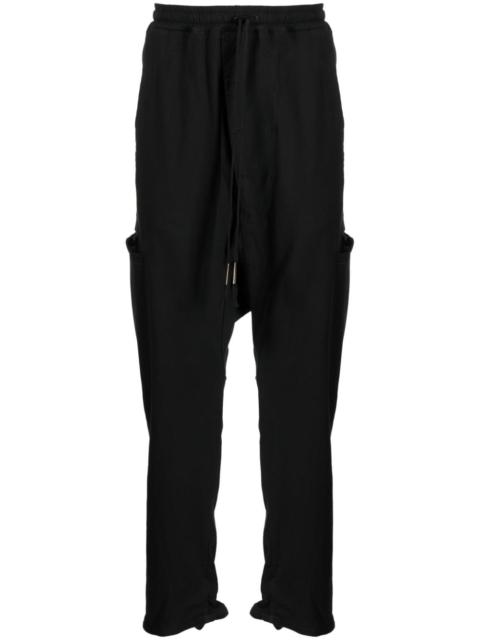 drawstring-elasticated track pants