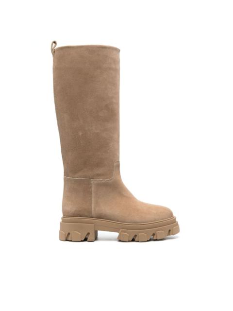 GIABORGHINI Perni suede mid-calf boots