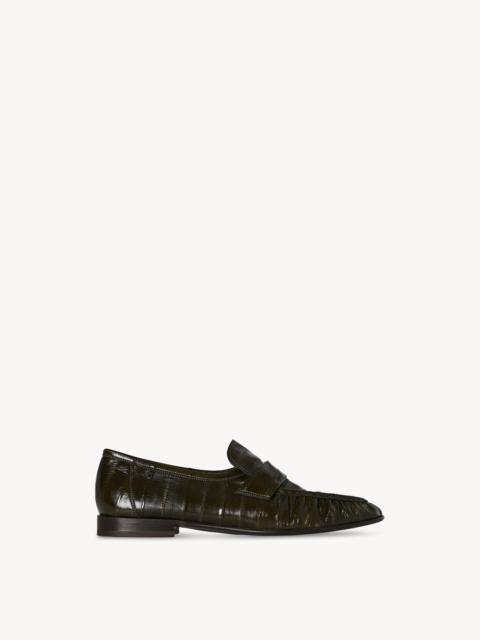 The Row Soft Loafer in Eel