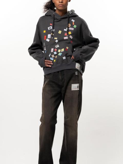 Maison MIHARAYASUHIRO Price Tag Sticker Printed Hoodie