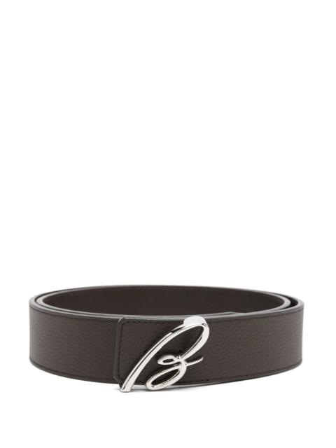 Brioni Logo-buckle Belt