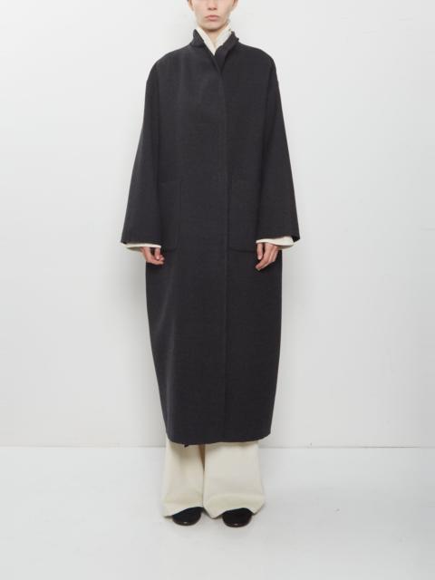 DUŠAN Panno Wool Long Coat w/ Cimossa
