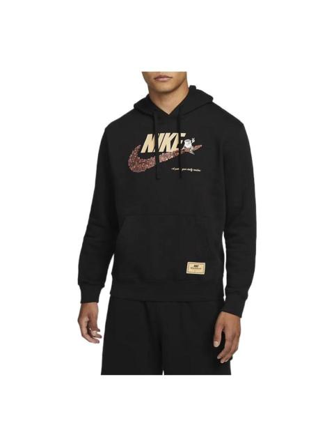 Nike Nike NSW Coffee Bean Graphic Hoodie 'Black' DX6513-010