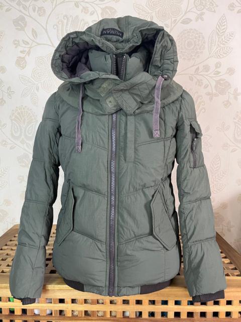 Other Designers Japanese Brand - GOA Human United Movement Puffer Jacket With Hoodie