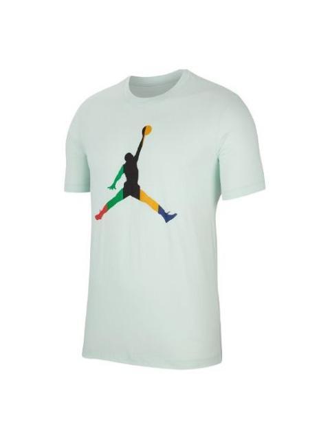Jordan Air Jordan Sport Dna Jumpman Round-neck Short-sleeve Tee Men Blue CU1975-330