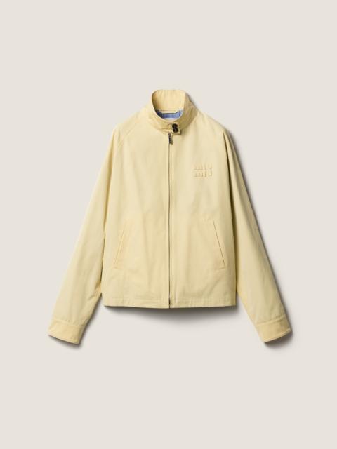 Miu Miu Poplin blouson jacket