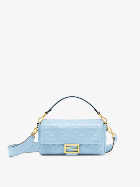 FENDI Light blue nappa leather bag