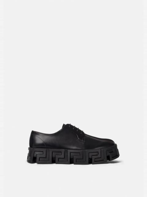 VERSACE Greca Labyrinth Lace-Up Shoes