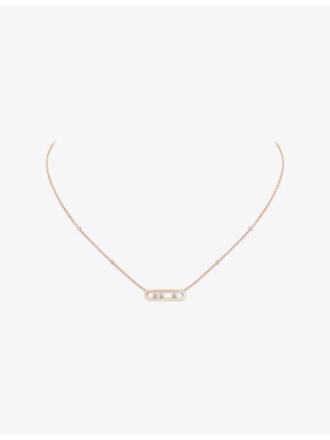 MESSIKA Move Classique Baby Move 18ct Gold And 0.14ct Diamond Necklace
