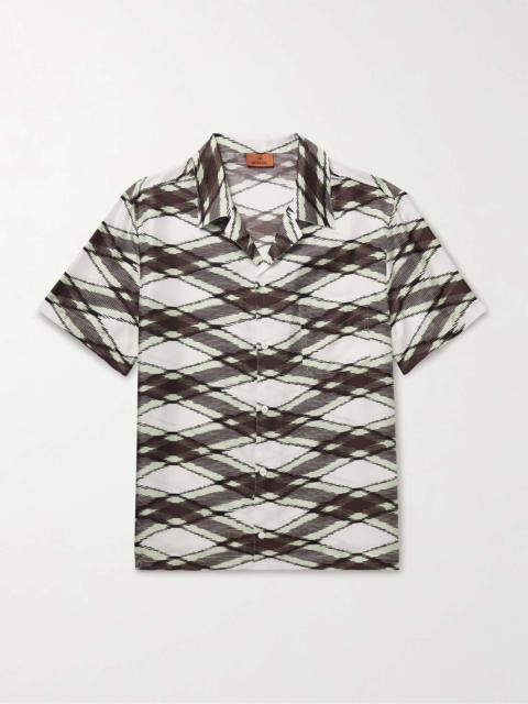 Missoni Camp-Collar Printed Silk-Twill Shirt