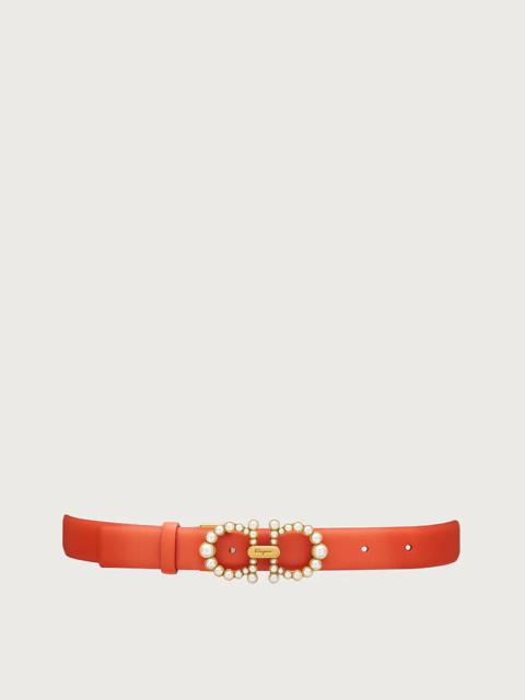 FERRAGAMO ADJUSTABLE GANCINI BELT
